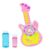 HOMOZE Rechargeable Bubble Guitar Toy for Kids | Electric Automatic Bubble Machine Musical Guitar with Lights | USB Rechargeable Bubble Blower with Bubble Solution | Outdoor Summer Toy Gift for Kids