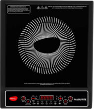Pigeon 1800 W Induction Cooktop Push Button(Black, Favourite)