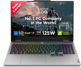 Lenovo LOQ 2025 Intel Core i7 14th Gen 14700HX – (16 GB/512 GB SSD/Windows 11 Home/8 GB Graphics/NVIDIA GeForce RTX 5060) LOQ 15IRX10 Gaming Laptop(15.6 inch, Luna Grey, 2.4 kg, With MS Office)