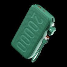 Ambrane 20000 mAh 22.5 W Compact Pocket Size Power Bank(Green, Lithium Polymer, for Mobile, Smartwatch, Earbuds, Tablet)