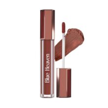 Blue Heaven Roseate Lip Cream | Light Weight Mousse Texture | Hydrating & Plumping Liquid Lipstick for women | Enriched with Peptides, Hyaluronic Acid & Cocoa Butter | Classic Brown | 3.5ml