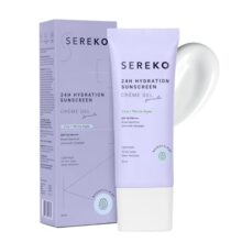 Sereko Sunscreen Spf 50 Pa++++ Crème Gel | Zero White Cast, Blue Light + Uva/Uvb Protection | Quick Absorbing, Non-Greasy, 24H Hydration | For Men & Women | All Skin Types – 50Ml