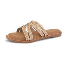 Centrino Women’S Sandals | Stylish Slip-On Sandals for Ladies | Soft Cushioned Footbed for Comfort | Elegant & Trendy Design | Lightweight and Durable Fashion Footwear 9305