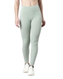 XTEP Women Move with the Sound Green Sports Athletic Leggings-S