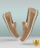 WOODLAND Slip On Lightweight Comfortable Easy Wear Casuals For Men(Khaki , 9)