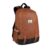 Gear Classic 20L Small Faux Leather Water Resistant Anti Theft 3 Compartment Laptop Backpack/Office Backpack For Men/Women (Tan-Black)