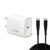 Urbn 20W Type C Pd Charger With Type C To C Cable-50% Charge In 30 Mins|Ultra Compact Wall Adapter|Fast Charging For Iphone, Ipads, Airpods, Android Phones|Bis Certified|Made In India, White