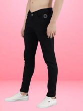 itup Slim Men Black Jeans