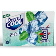 Dermi Cool Soap With The Power Of 3 Coolants – Camphor, Menthol, Thyme Oil | 99.9% Germ Protection | 125 Gm Each | Pack Of 5