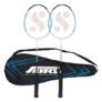 Silver’s Aluminium Defender Badminton Kit (2 Racquets with Full Cover)(Blue/White)