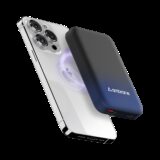 Ambrane 10000 mAh 22.5 W Wireless With MagSafe Slim Pocket Size Power Bank(Blue, Lithium Polymer, Fast Charging, Power Delivery 3.0, Quick Charge 3.0 for Earbuds, Mobile, Smartwatch, Tablet)