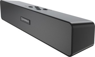 Nu Republic Soundbar 20 Upto 12 hrs Playtime with 52 mm Dynamic Drivers & X-BassTechnology 20 W Bluetooth Speaker(Black, 2.0 Channel)