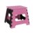 PrettyKrafts 12 Inches Super Strong Folding Step Stool for Adults and Kids, Kitchen Stepping Stools, Garden Step Stool Kitchen Stool -(Pack of 1),Pink