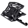Amazon Basics ABS 2-in-1 Laptop and Mobile Stand, Ergonomic, Adjustable Height, Anti-Slip Base, Heat Dissipation, Portable, Lightweight, Compatible with All Laptops Up to 15.6″ (Black)