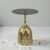 The Attic Bellona Gold Hammered End Table Luxury Metal,Golden