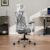 Green Soul® Zodiac Lite | Office Chair|Flybird Ergonomic Design|1D Adjustable Armrests|Synchro Tilt Lock Mechanism|Adjustable Lumbar Support |Mesh Fabric |No Seat Slider (White & Grey)