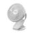 Crompton Siro Rechargeable Clip Fan 100MM | Safety Grill Design | Replaceable Battery | Type-C Charging | 360° Adjustable Rotation | Personal Cooling Fan for Desk, Bedroom & Travel (White)