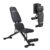 Amazon Basics 15-Level Adjustable & Foldable Multipurpose Gym Bench for Full Body Workout | with Leg Support | High Density Cushioning | 350kg Load Capacity | Alloy Steel Frame | Black
