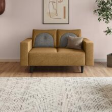 Interio by Godrej Cresco 2-Seater Fabric Sofa