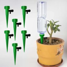 KEYKIN (Pack of 10) Drip Irrigation kit for Home Garden, Self-Watering Spikes, Drip Spikes for Plants, Home Garden, Automatic Plant Watering Devices