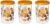 Aristo Storewell203 Plastic Storage Container- 1950 ML (3 pcs Set) (12.9(D) x 19cm)