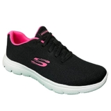Skechers Women Summits Sneakers (896199ID-BKHP_7) Black/HOT Pink