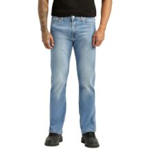 Levi’s Men’s 513 Light Indigo Straight Fit Mid-Rise Jeans