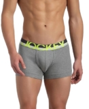 Jockey FP03 Men’s Super Combed Cotton Rib Solid Trunk with Ultrasoft Waistband (Pack of 2) _Grey_M