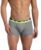 Jockey FP03 Men’s Super Combed Cotton Rib Solid Trunk with Ultrasoft Waistband (Pack of 2) _Grey_M