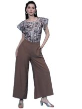 Pataari Women Floral Print Fit & Flare Dress Purple