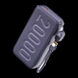 Ambrane 20000 mAh 22.5 W Compact Pocket Size Power Bank(Purple, Lithium Polymer, for Mobile, Smartwatch, Earbuds, Tablet)