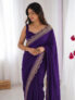 KRIDHRISH CLOTHING Embroidered Bollywood Art Silk Saree(Multicolor)