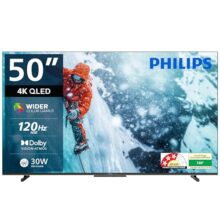 PHILIPS 127 cm (50 inches) Smartchoice 8100 Series 4K Ultra HD Smart QLED Google TV 50PQT8100/94