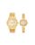 TIMEX Classics Analog Watch for Unisex with Champagne Round Dial & Gold Stainless Steel Bracelet Band Water Resistant Unisex Wrist Watches – TW00PR229