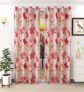 Kiara Creations Digital Printed Floral Curtains for Long Door- 8 Feet (Pack of 1) Maroon