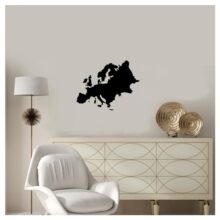 Kayra Decor Europe Map Wall Stencil for Painting, Art and Craft – 12 inch x 12 Inch.