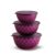 Wonderchef Modena Stainless-Steel 3 Pc. Bowl Set with Airtight Lid, 14 cm (620ml), 16 cm (800ml), 18 cm (1.3 L), Food-Grade, Non-Corrosive, Sturdy, Use to Mix, Marinate, Serve, 1-Yr Warranty