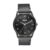 Sonata Quartz Analog Black Dial Black Leather Strap Watch for Men