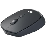 Portronics Toad 23 Pro Wireless Rechargeable Bluetooth Optical Mouse with 2.4GHz, USB Nano Dongle, Optical Orientation, Click Wheel, Adjustable DPI Upto 3200, Type C Rechargeable(Black)