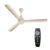 Crompton Energion Hyperjet 1200mm BLDC Ceiling Fan | Point Anywhere Remote Control | BEE 5 Star Rated Energy Efficient | Superior Air Delivery | Anti-Rust | 2 Year Manufacturer Warranty | Ivory