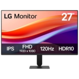 Lg 27U411A 68.5 Cm (27 Inch) Fhd (1920X1080) Ips Monitor, 1Ms(Mbr), 120Hz, Anti-Glare, Srgb 99%(Typ.), Hdr10, 3-Side Virtually Borderless, Reader Mode, Flicker Safe, Vga, Hdmi, Slim Stand, Black