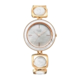 Titan Raga Power Pearls 2.0 with Quartz Analog Mother of Pearl Dial Rose Gold Brass Strap Watch for Women – 95226WM02F