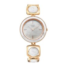 Titan Raga Power Pearls 2.0 with Quartz Analog Mother of Pearl Dial Rose Gold Brass Strap Watch for Women – 95226WM02F