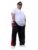 Bigbanana Men’s Plus Size Regular Fit Trackpants (Ambrose,Black,4XL)