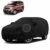 Sulfar 100% Waterproof Car Body Cover Compatible with Mirror for Mahindra Xylo (Triple Stitched, Full Bottom Elastic, Black-TB)