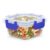 Cutting EDGE 350ML Square Glass Detachable Lock Container,Blue (Set of 1)