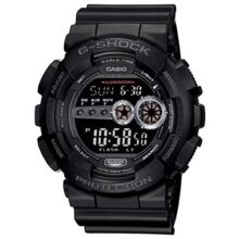 Casio G-Shock GD-100-1BDR Digital Dial Black Resin Strap Men’s Watch Shock and 200M Water Resistant G310