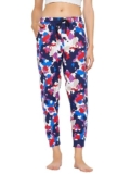 Clovia Women’s Cotton Camouflage Print Joggers in Multicolor (LB0209E19_Multi_M)