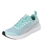 Puma | Supernal V3 Women’S Running Shoes | Eggshell Blue-Black-White-Silver | 5Uk