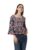 ONLY Women Printed Polyester Multicolor Peplum Top